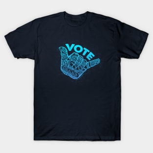 Hang Loose Vote Blue T-Shirt